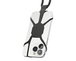 KUMO - LANIERE TOUR DE COU SMARTPHONE UNIVERSELLE NOIR