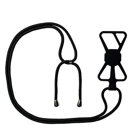  KUMO - LANIERE TOUR DE COU SMARTPHONE UNIVERSELLE NOIR