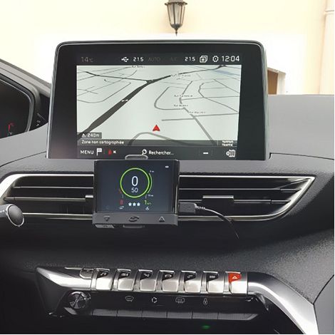  TOROCHI - SUPPORT ALU AIMANTE VOITURE GRILLE AERATION