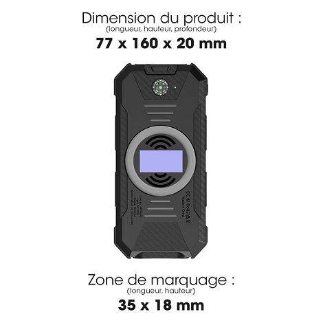  TAIYO - BATTERIE DE SECOURS SOLAIRE RENFORCEE ANTI-CHOCS 10 000 M