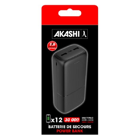  NETO - BATTERIE DE SECOURS 30 000 MAH NOIRE