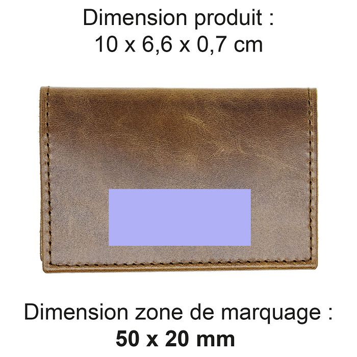  PORTE-CARTES FOLIO AVEC OU SANS ANTI-RFID  EN CUIR VERITABLE MARR