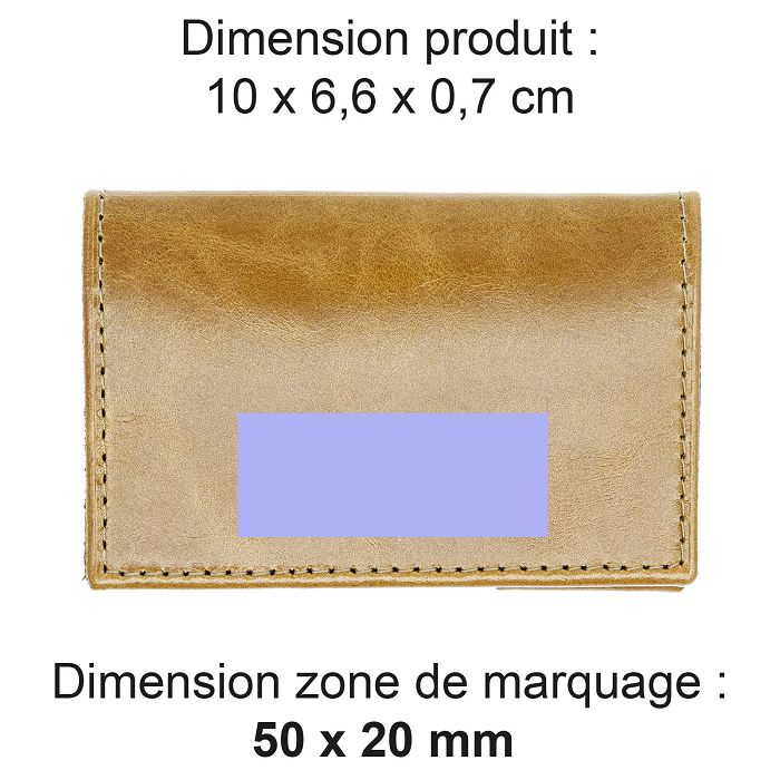  PORTE-CARTES FOLIO AVEC OU SANS ANTI-RFID  EN CUIR VERITABLE MARR