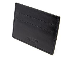 PORTE-CARTES HORIZONTAL AVEC OU SANS ANTI-RFID  EN CUIR VERITABLE