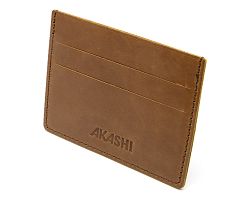 PORTE-CARTES HORIZONTAL AVEC OU SANS ANTI-RFID  EN CUIR VERITABLE