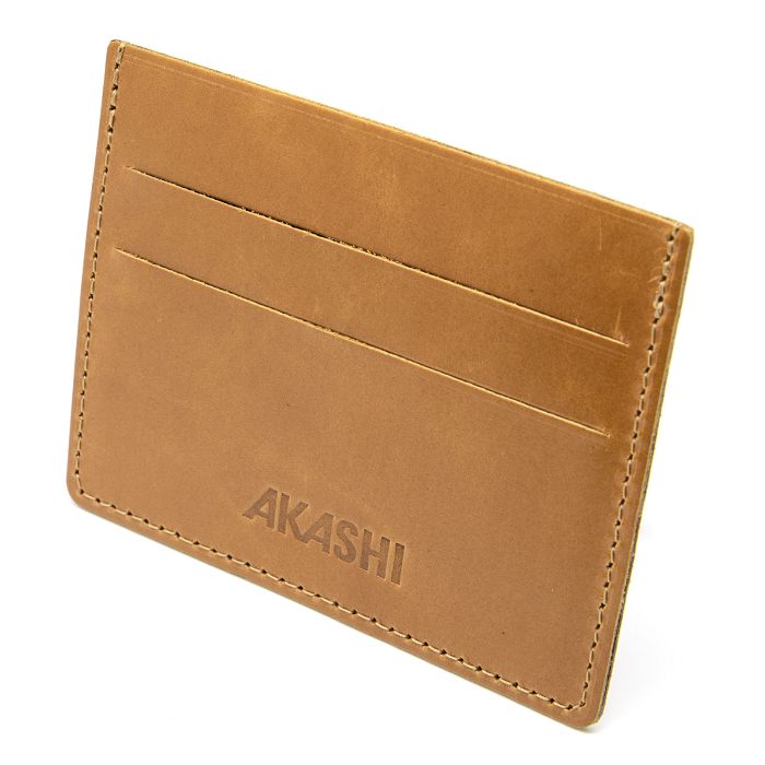  PORTE-CARTES HORIZONTAL AVEC OU SANS ANTI-RFID  EN CUIR VERITABLE