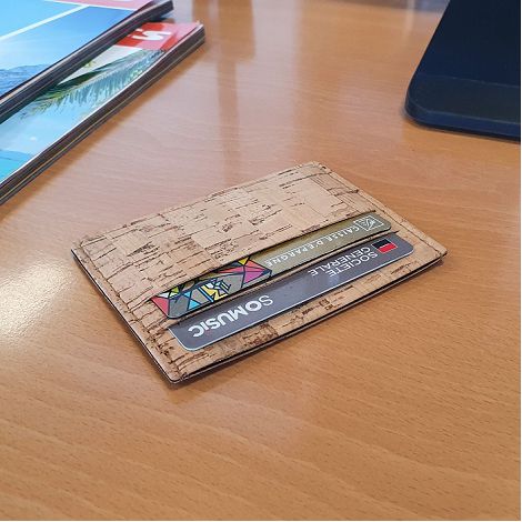  PORTE-CARTES HORIZONTAL AVEC OU SANS ANTI-RFID  LIEGE
