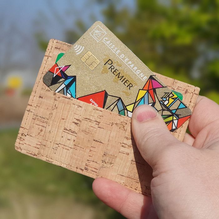  PORTE-CARTES HORIZONTAL AVEC OU SANS ANTI-RFID  LIEGE