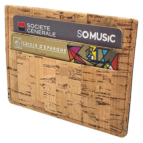  PORTE-CARTES HORIZONTAL AVEC OU SANS ANTI-RFID  LIEGE