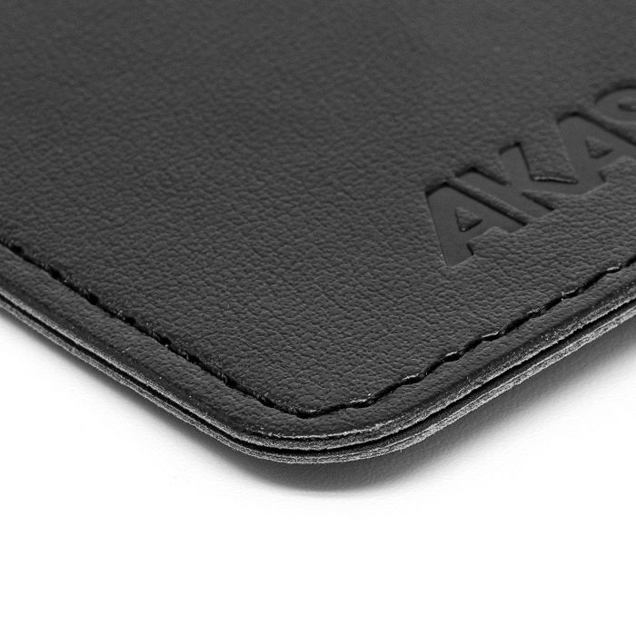  PORTE CARTE SIMPLE EN SIMILI-CUIR LISSE NOIR