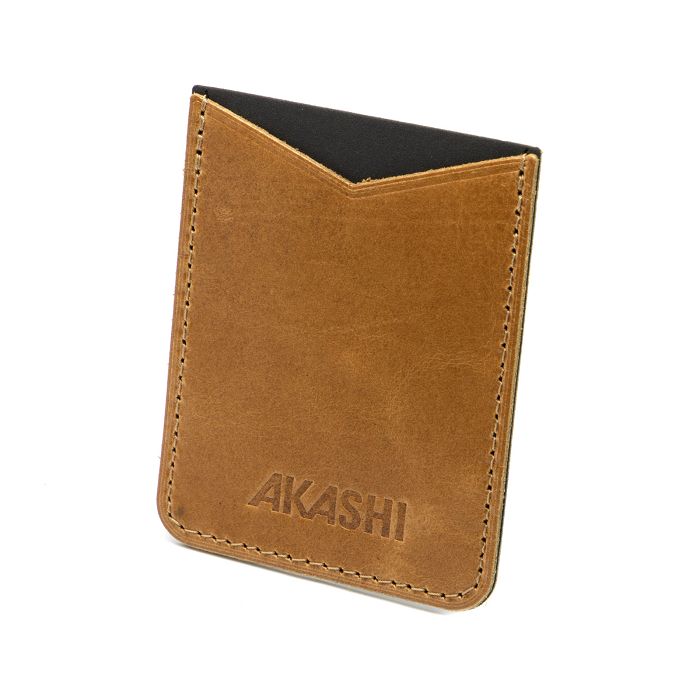  PORTE-CARTE POUR SMARTPHONE AVEC ADHESIF 3M EN CUIR VERITABLE MAR