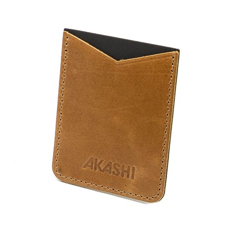  PORTE-CARTE POUR SMARTPHONE AVEC ADHESIF 3M EN CUIR VERITABLE MAR