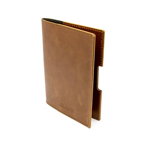  PORTE-PASSEPORT / CARTE GRISE / ASSURANCE EN CUIR VERITABLE MARRO