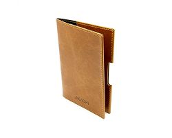 PORTE-PASSEPORT / CARTE GRISE / ASSURANCE EN CUIR VERITABLE MARRO