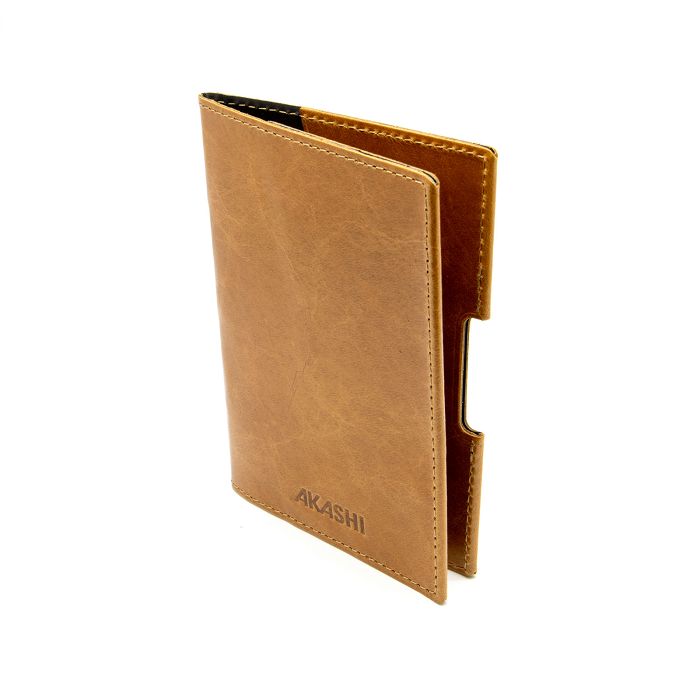  PORTE-PASSEPORT / CARTE GRISE / ASSURANCE EN CUIR VERITABLE MARRO