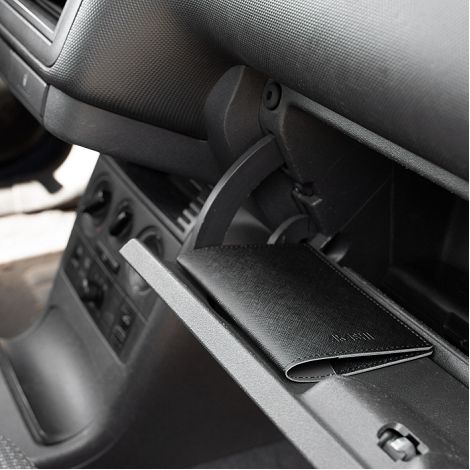  PORTE-PASSEPORT / CARTE GRISE / ASSURANCE  EN SIMILI-CUIR NOIR GR