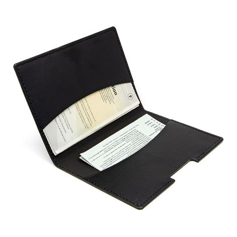  PORTE-PASSEPORT / CARTE GRISE / ASSURANCE  EN SIMILI-CUIR LISSE N