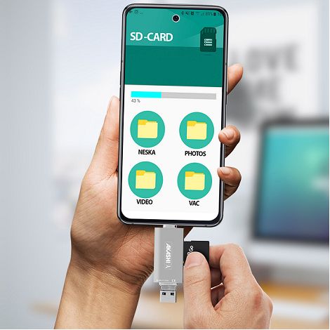  KAGI - LECTEUR DE CARTE - SD / MICRO SD 3 EN 1