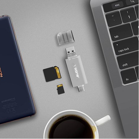  KAGI - LECTEUR DE CARTE - SD / MICRO SD 3 EN 1