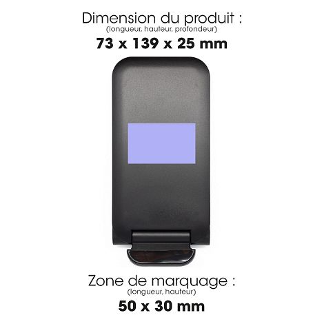  HOSON - CHARGEUR SANS FIL INDUCTION 15W STAND EN MATÉRIAUX RECYCL