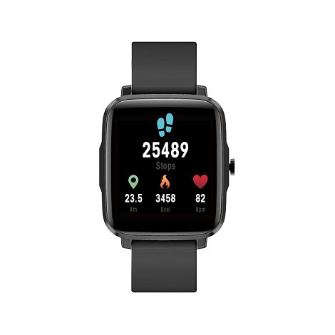  OTCHI - MONTRE CONNECTEE NOIRE AVEC UN ECRAN TACTILE 1,85"