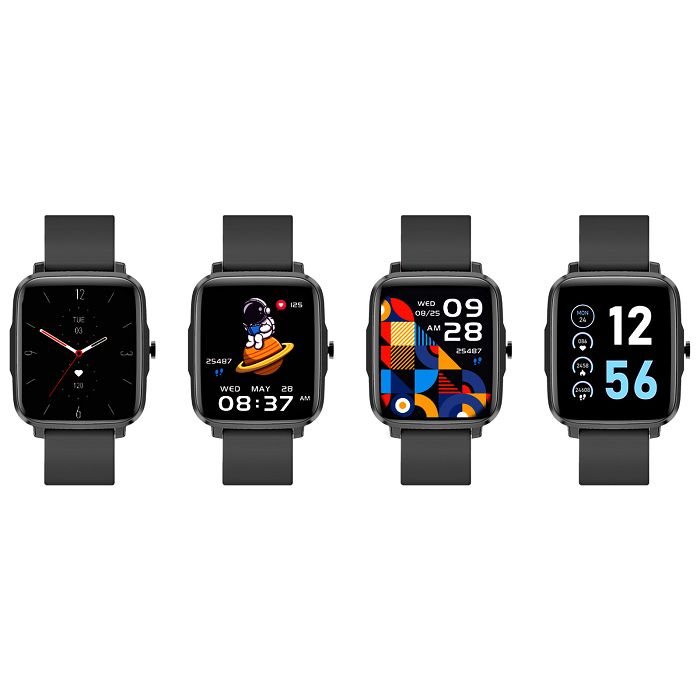  OTCHI - MONTRE CONNECTEE NOIRE AVEC UN ECRAN TACTILE 1,85"