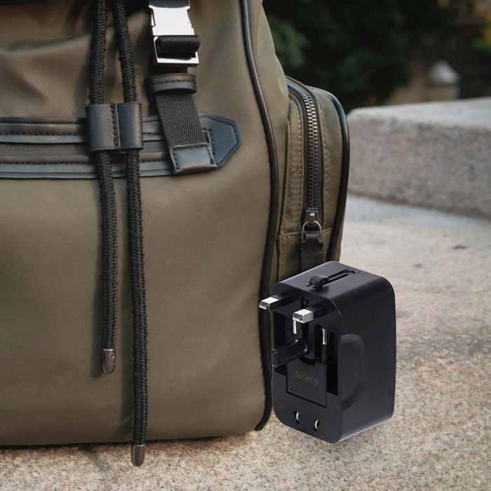  TOREBU - ADAPTATEUR UNIVERSEL DE VOYAGE - NOIR