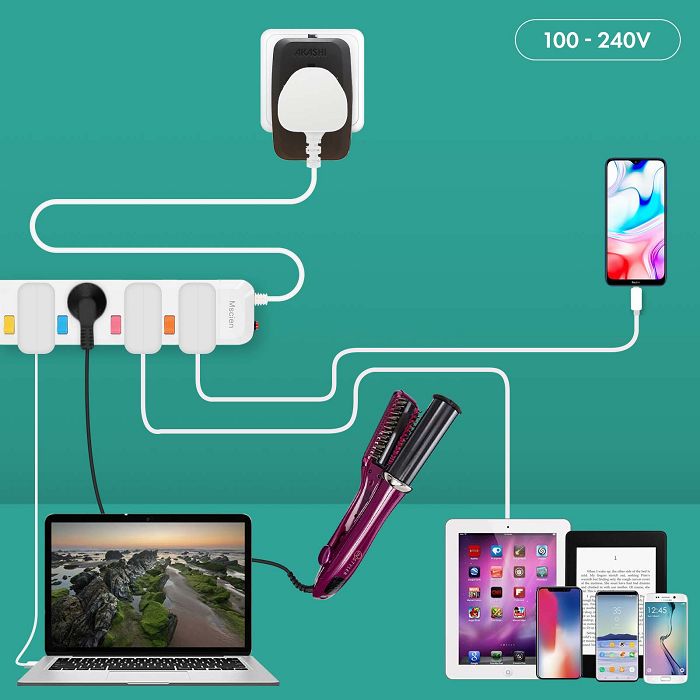  TOREBU - ADAPTATEUR UNIVERSEL DE VOYAGE - NOIR