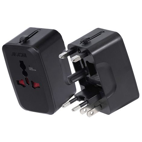  TOREBU - ADAPTATEUR UNIVERSEL DE VOYAGE - NOIR