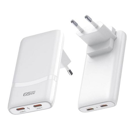  PASO - CHARGEUR SECTEUR 65W UNIVERSEL - EU/US/UK/AUS