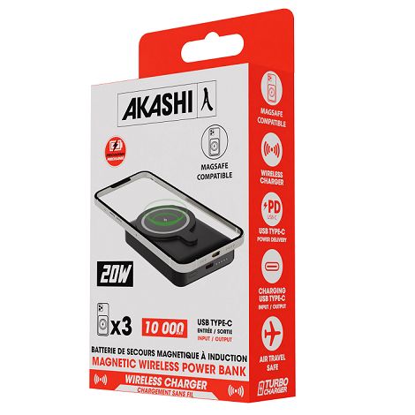  MUSEN - BATTERIE DE SECOURS MAGSAFE CHARGEMENT SANS FIL 10 000 MA