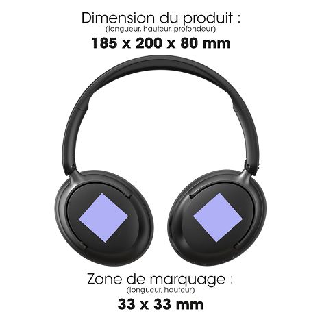  HERU - CASQUE SANS FIL BLUETOOTH