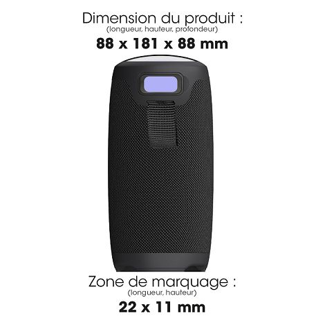  NISHIN - ENCEINTE BLUETOOTH 10W NOIRE