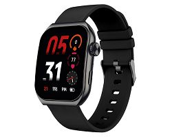 SHOKKA - MONTRE CONNECTEE NOIRE AVEC ECRAN AMOLED INCURVE