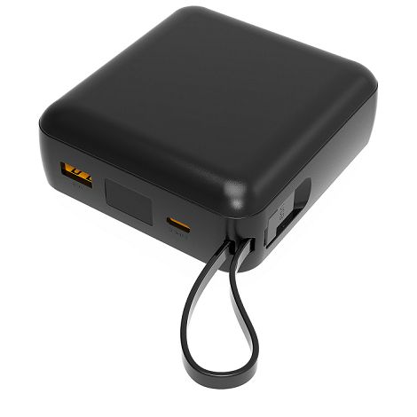  HEIHO - Batterie Powerbank 10,000 mAh avec câbles intégrés à char