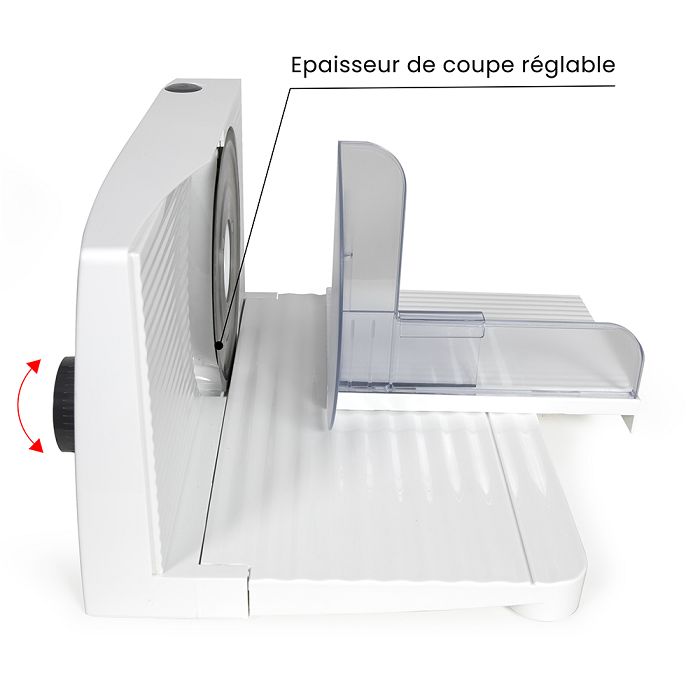  Trancheuse électrique pliable - Blanc