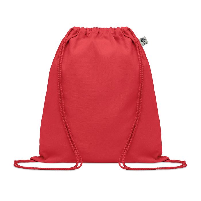  SAC À DOS CORDELETTES EN COTON BIO