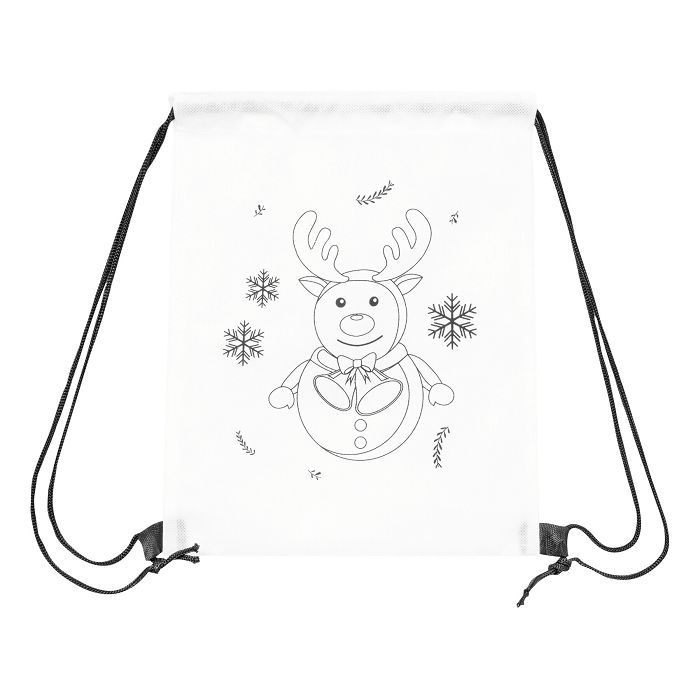  COLOURFUL ELK - Sac cordon à colorier