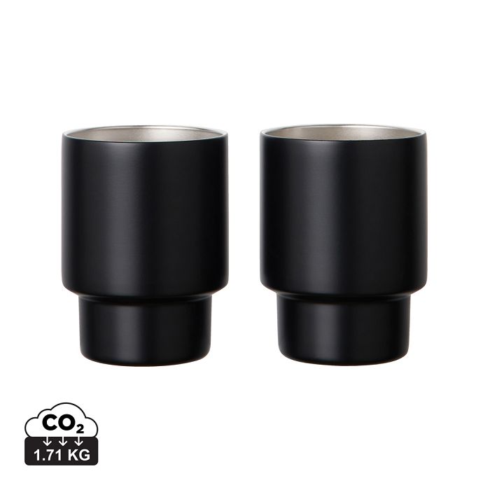  VINGA Set de 2 tasses en acier RCS Nagano