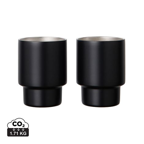  VINGA Set de 2 tasses en acier RCS Nagano