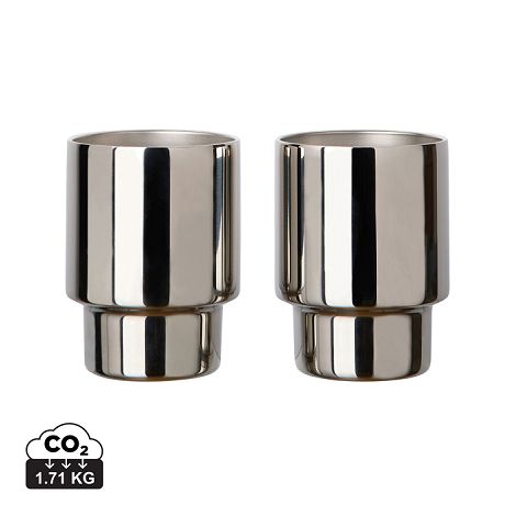  VINGA Set de 2 tasses en acier RCS Nagano