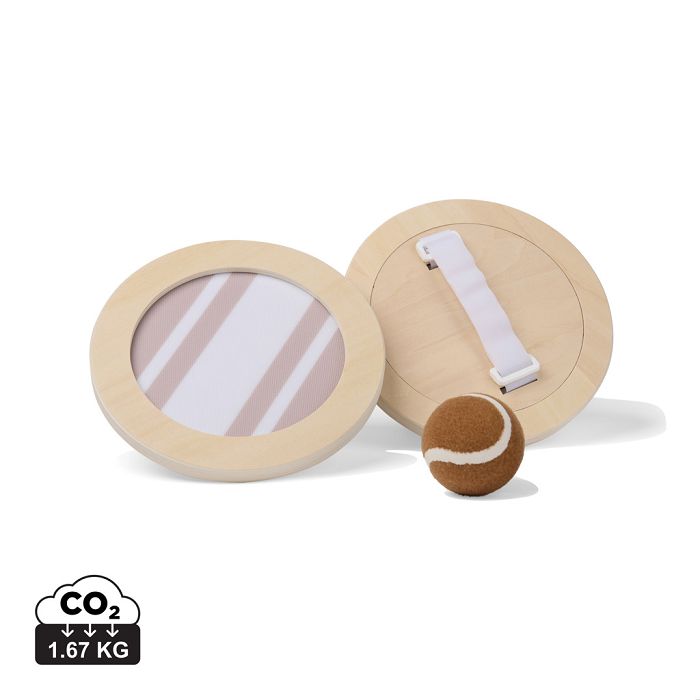  VINGA Jeu de raquettes scratch avec balle