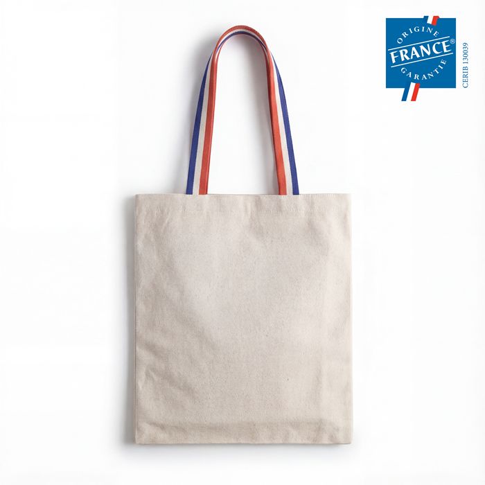  Totebag coton recyclé 220g certifié Origine France Garantie - Goo