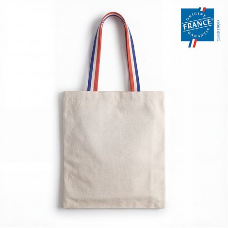  Totebag coton recyclé 220g certifié Origine France Garantie - Goo