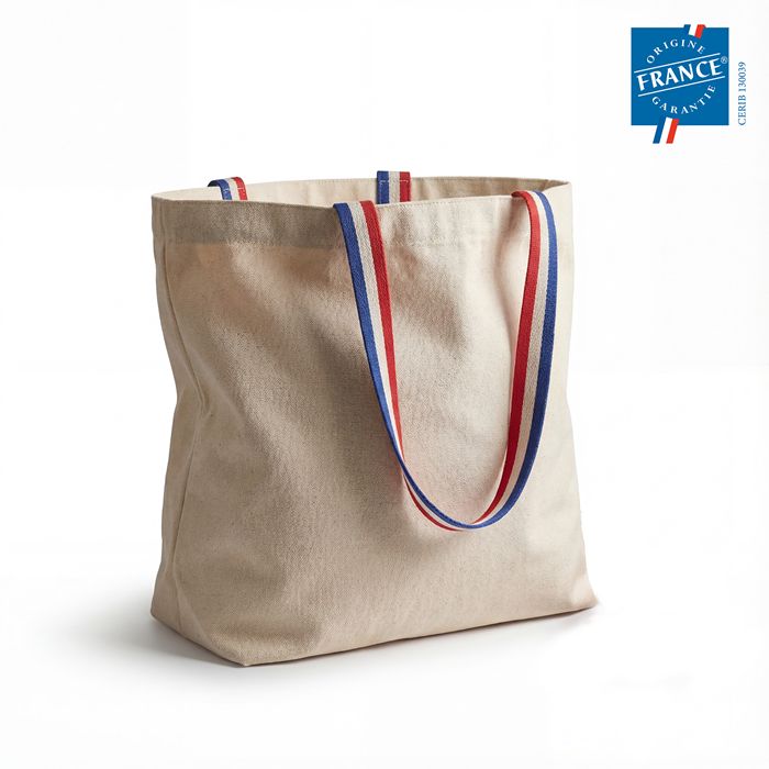  Totebag coton recyclé 220g certifié Origine France Garantie - Goo