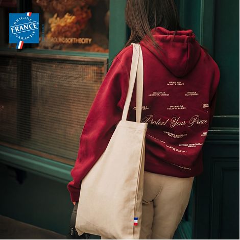  Totebag coton recyclé 150g certifié Origine France Garantie - Goo