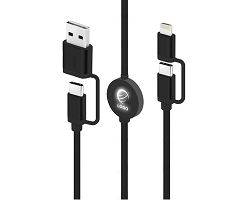 DONI - CABLE 4 EN 1 AVEC TRANSFERT DE DONNEES & CHARGE ULTRA-RAPI