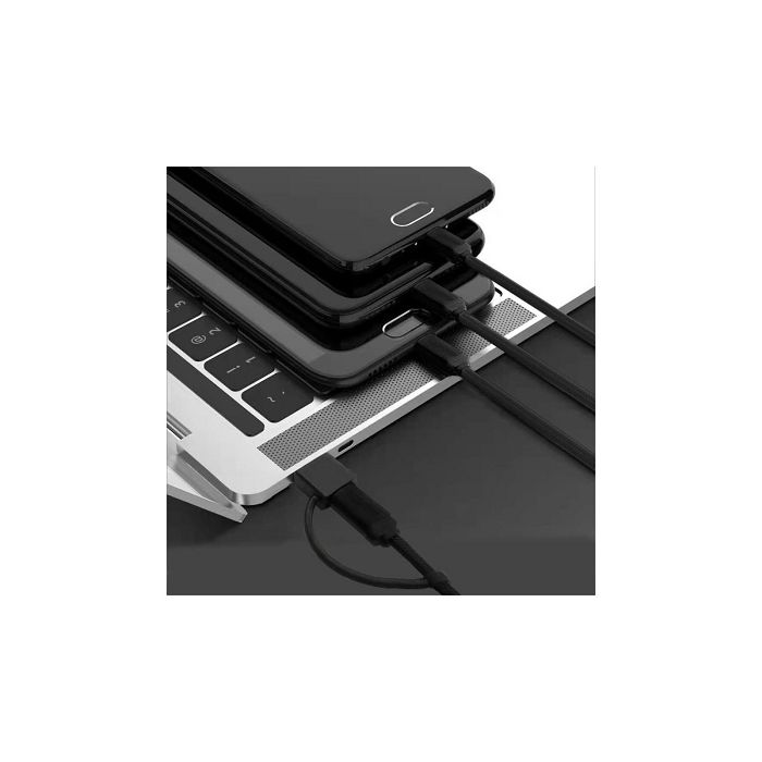  EKO - CABLE 5 EN 1 RECYCLÉ A CHARGE RAPIDE 20W POWER DELIVERY