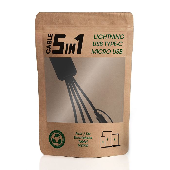  CHISAI - CÂBLE 5 EN 1 - 20W POWER DELIVERY - CHARGE RAPIDE RABS C