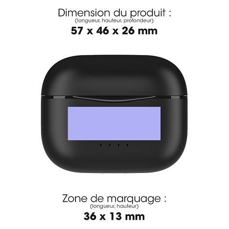  AKARI - ÉCOUTEURS SANS FIL BLUETOOTH NOIR